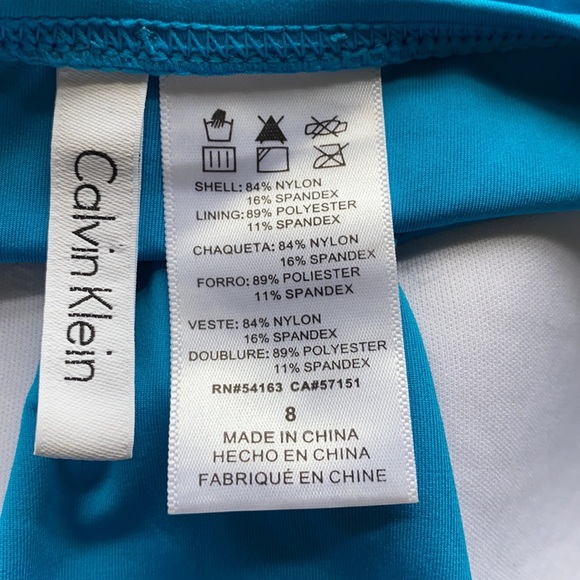 EUC Calvin Klein bathing suit sz 8 - Picture 4 of 6